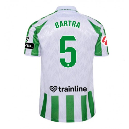 Fotballdrakt Herre Real Betis Marc Bartra #5 Hjemmedrakt 2024-25 Kortermet